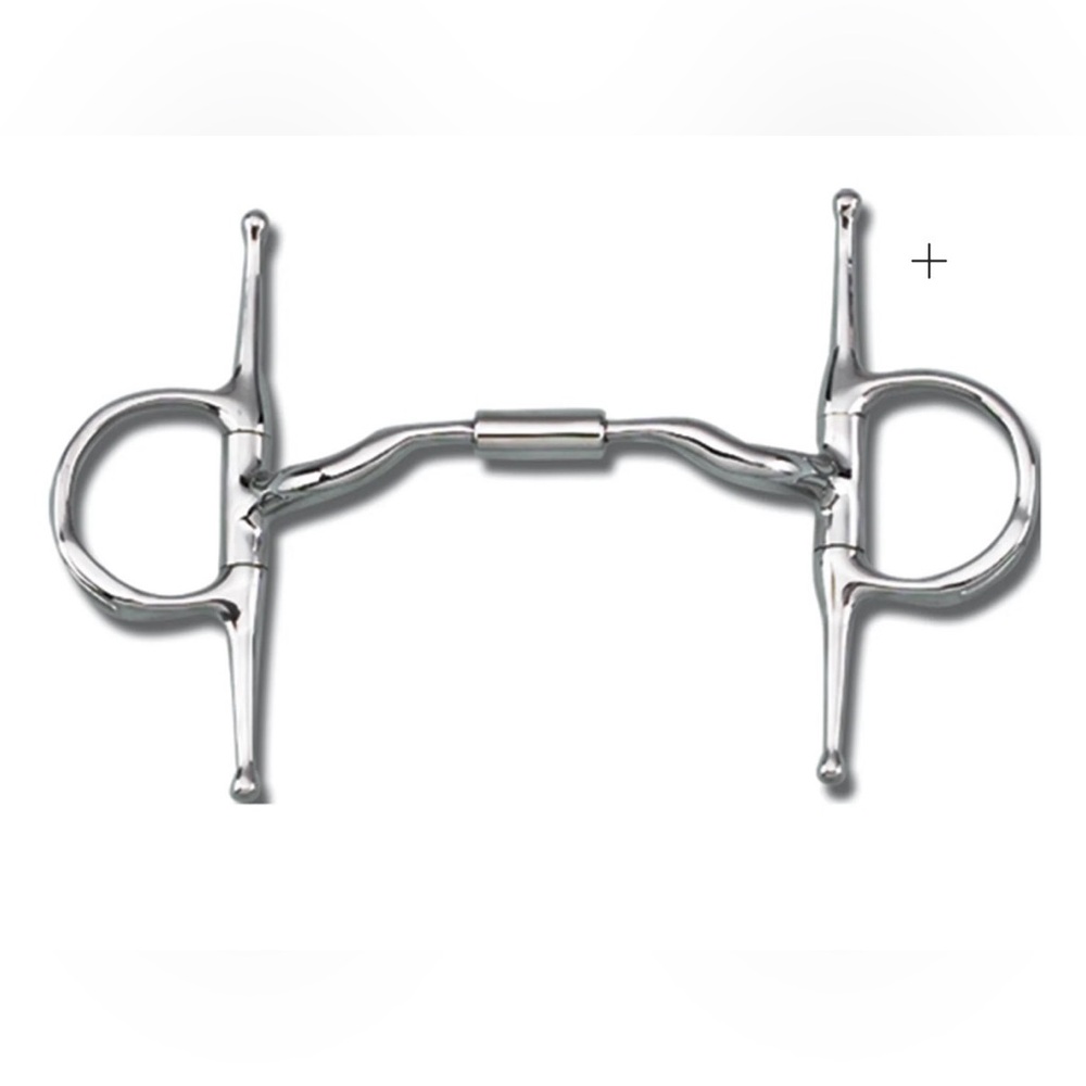 Hard To Find, Myler 5.0 Inch Low Port Full Cheek Bit With Hooks, Level 2 Myler.